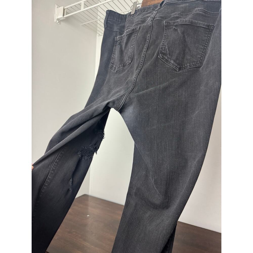 Torrid Black/Dk Grey Sky High Distressed Skinny Jeans 20R - Picture 6 of 8